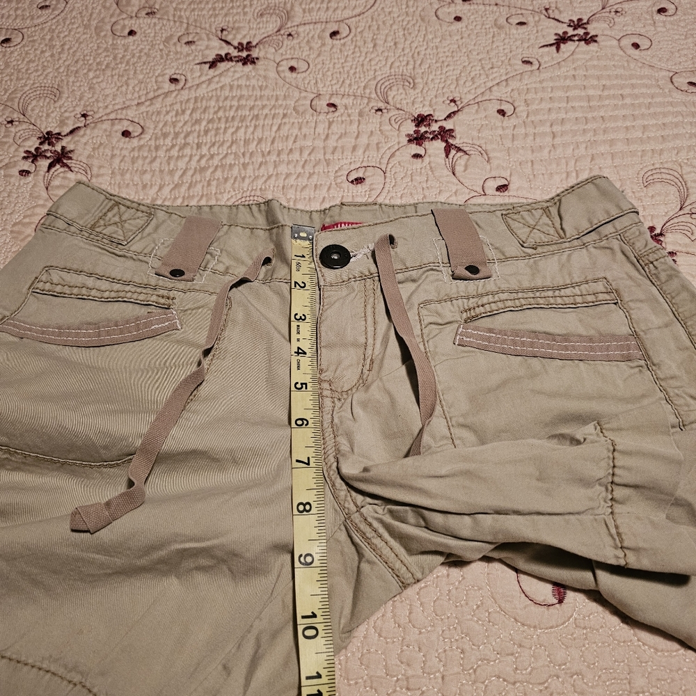 Union Bay Lightweight Shorts Tan Beige 100% Cotton Size 9 - Picture 11 of 14